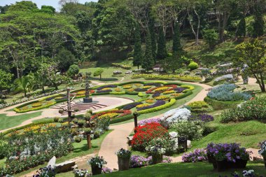 Magnificent park in Thailand clipart