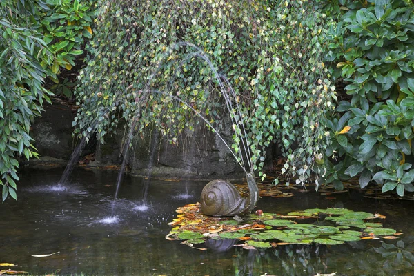 Pittoreske fontein-slak. — Stockfoto