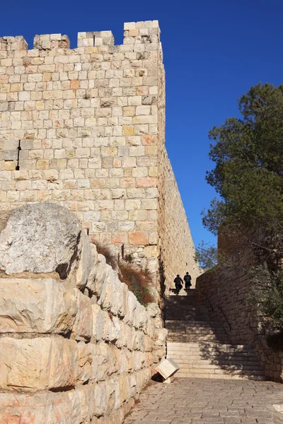 Zwei religiöse Juden hoben die Stufen empor — Stockfoto