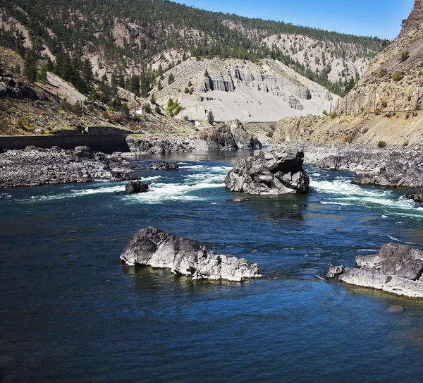 De ondiepe rivier in nationaal park — Stockfoto