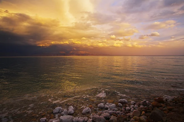 Tordenværet i Dødehavet – stockfoto