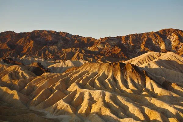 Zabrisky-point in Death valley in a sunset — Stock Photo, Image