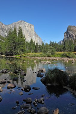 yosemite yılında güzel bir sonbahar günü.