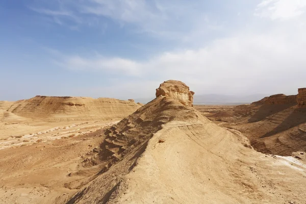 De zandsteen rots in de woestijn — Stockfoto
