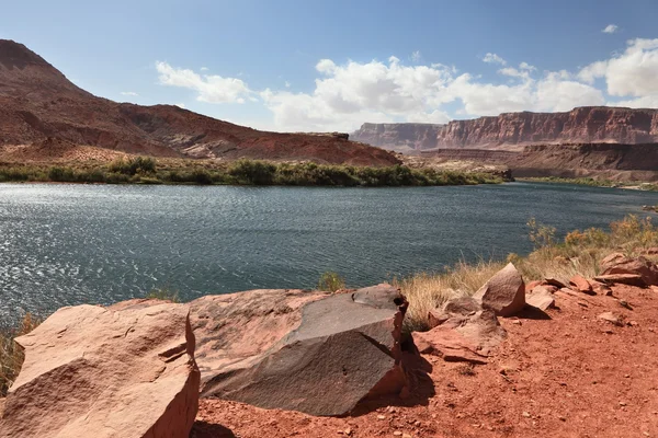 Una riserva di indiani dei Navajo — Foto Stock