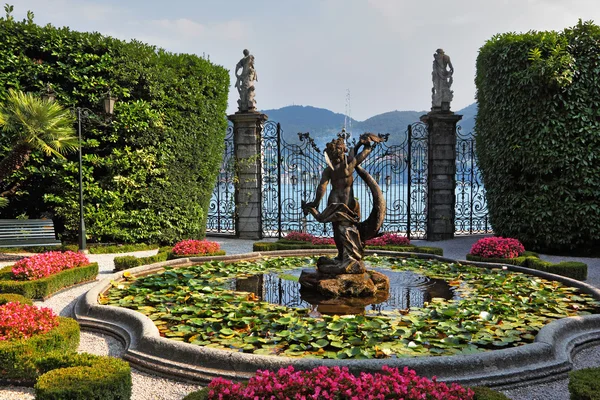 Jezero como, villa carlotta — Stock fotografie