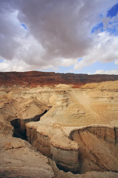 Huge dry sandy canyon — Stock Photo, Image