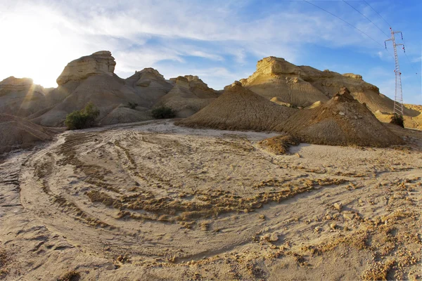 Stone desert on coast — Stock Photo, Image