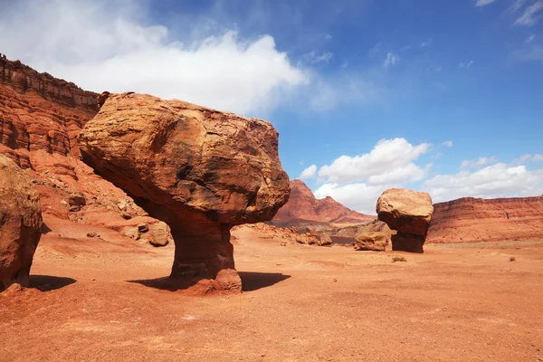Grandiose panorama stone desert — Stock Photo, Image