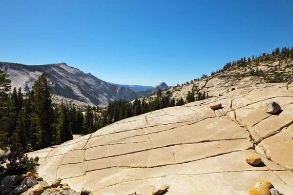 stock image A magnificent mountain panorama