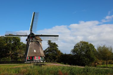 sonbahar günü Hollanda'da temizleyin