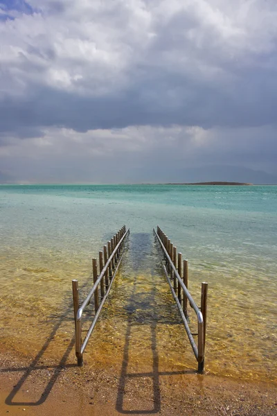 Zejście w plaży Morza — Zdjęcie stockowe