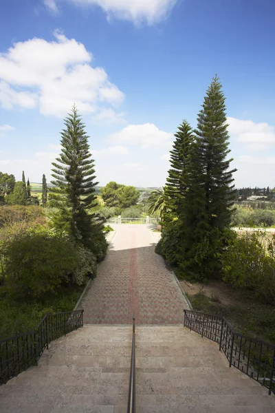 Parc au monastère de Latroun en Israël — Photo