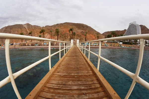 Costa della città resort di Eilat — Foto Stock