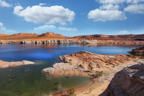 Vatten i antelope canyon — Stockfoto