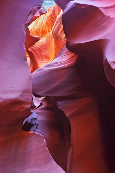 Färg antelope canyon — Stockfoto