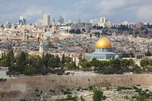 Het majestueuze panorama van Jeruzalem — Stockfoto