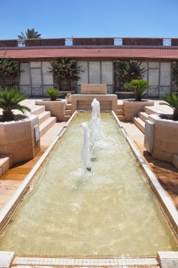 Fountain in a cozy patio