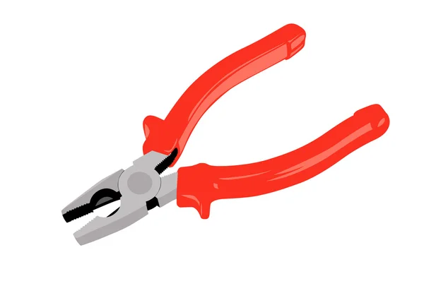 stock vector Pliers on white background, vector illustration