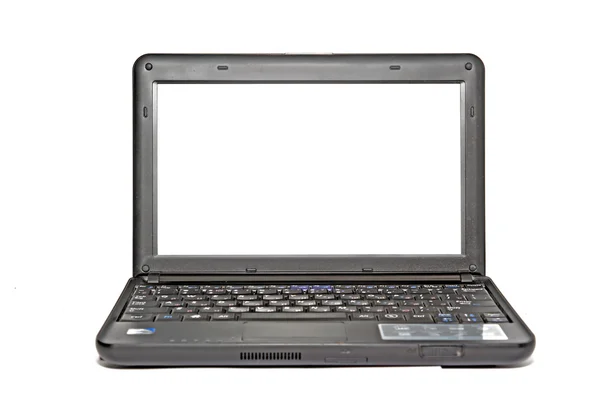 Modern netbook on white background — Stock Photo, Image