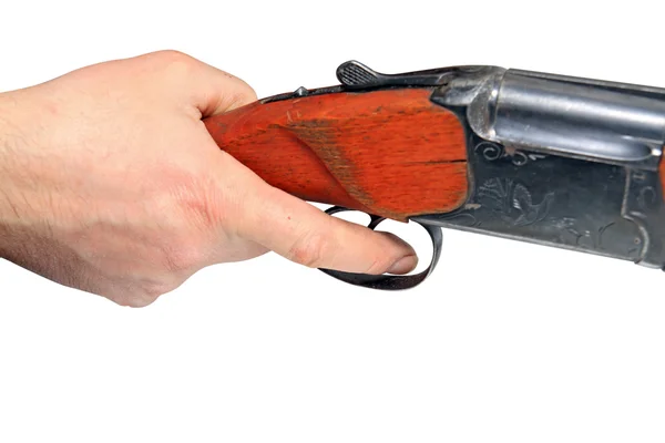 Hunt handgun on white background — Stock Photo, Image