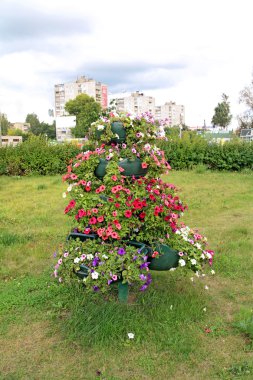 flowerses dekoratif town'ın bahçesinde