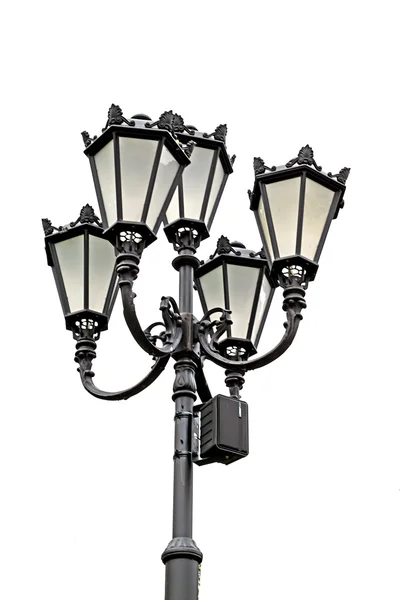 Street lamp on white background — Stock Photo, Image