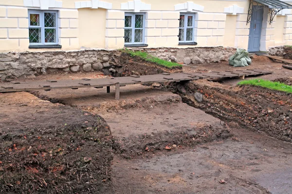 Excavaciones arqueológicas — Foto de Stock