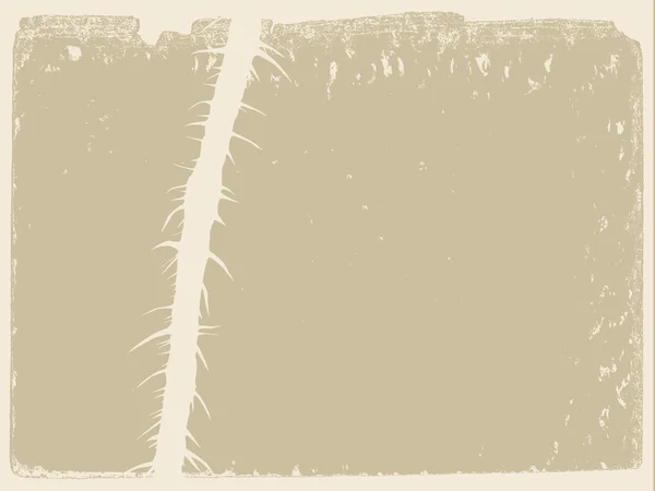 Grunge arka planda, vektör çizim bitki sapı — Stok Vektör