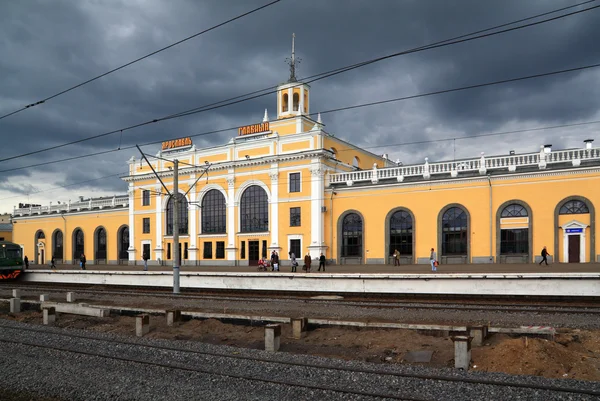 Cidade estação ferroviária — Fotografia de Stock