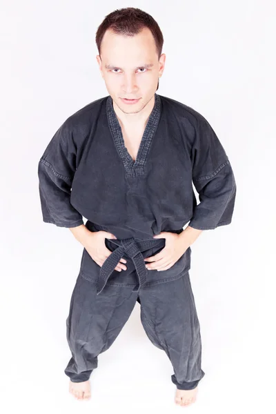 Desportista kungfu , — Fotografia de Stock