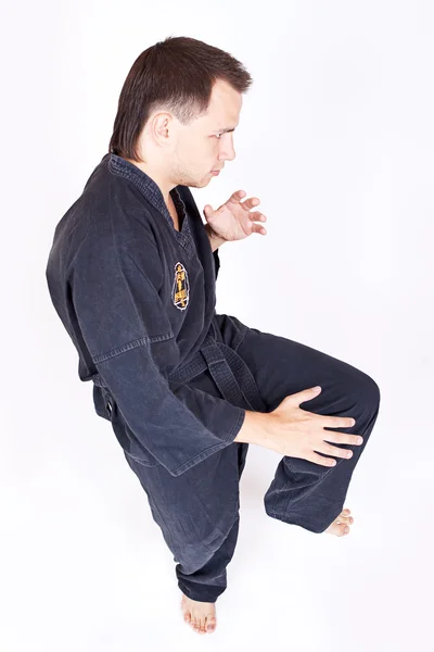 Kungfu sportovec — Stock fotografie