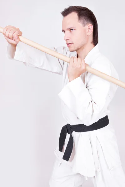 Deportista de karate — Foto de Stock