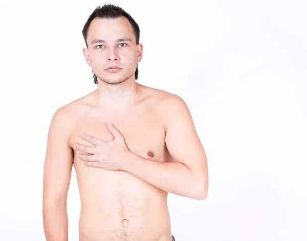 Young naked male model — Stock Photo, Image