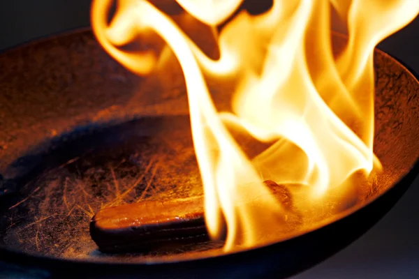 stock image Danger cooking