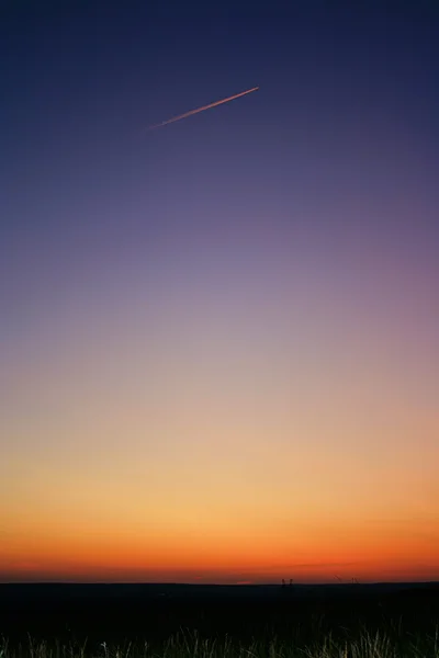 सुंदर आकाशाची रात्र दृश्य — स्टॉक फोटो, इमेज