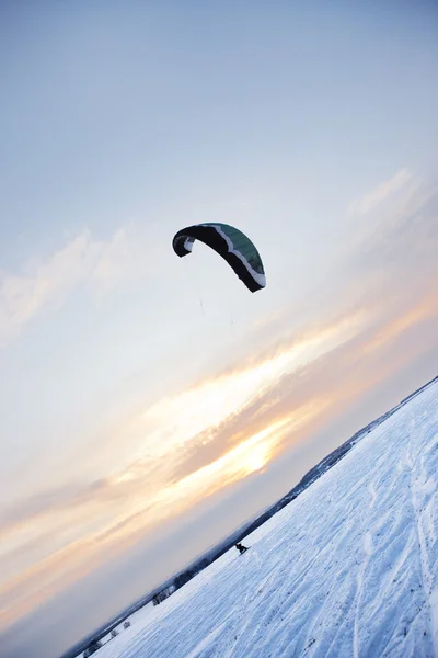 Kitesurfing — Zdjęcie stockowe