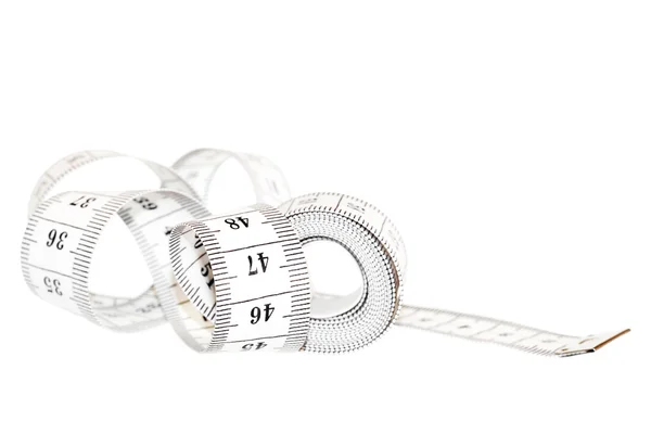 Measuring tape isolated on a white background — Stock Photo, Image