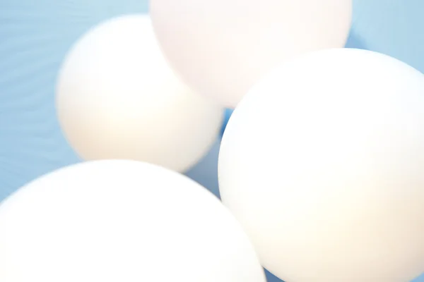 Palloncini bianchi, sfondo astratto — Foto Stock
