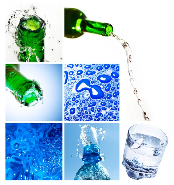 Water collage — Stock Photo, Image