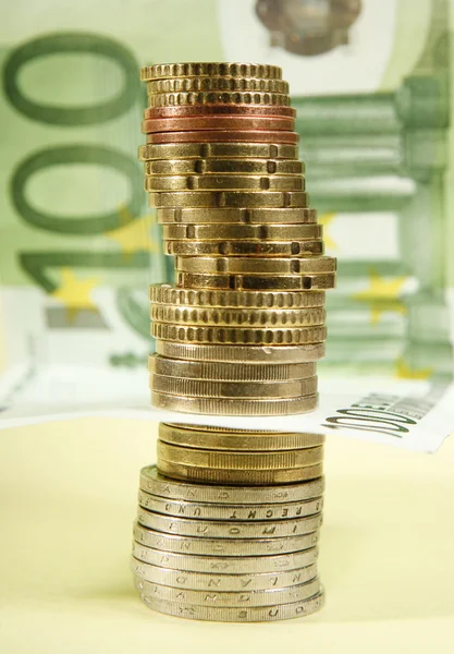 stock image Heap of coins