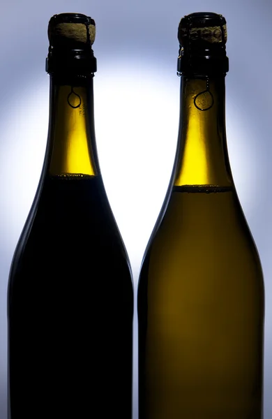 Бутылки шампанского — стоковое фото