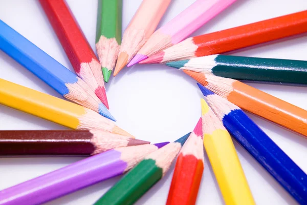 Twisting pencils — Stock Photo, Image