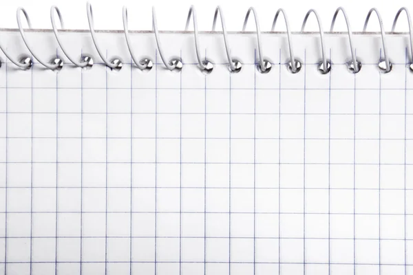 Notebook sida nära upp bakgrund — Stockfoto