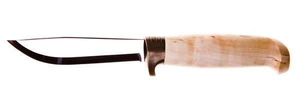 Cuchillo sobre blanco — Foto de Stock