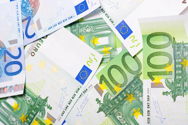 Euro yığını — Stok fotoğraf