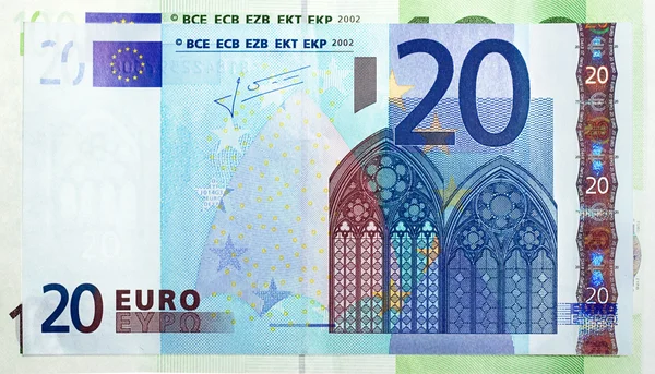 Heap of euro close up — Stock Photo, Image