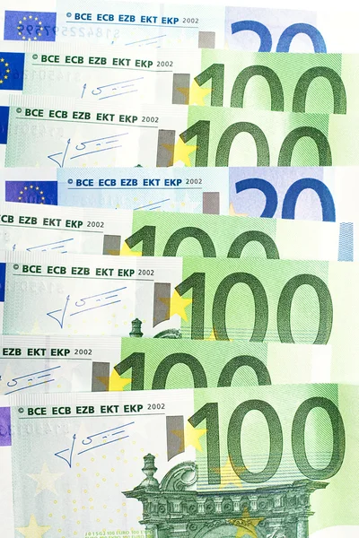 Heap of euro close up — Stock Photo, Image
