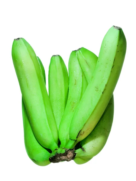 Unripe green bananas — Stock Photo, Image