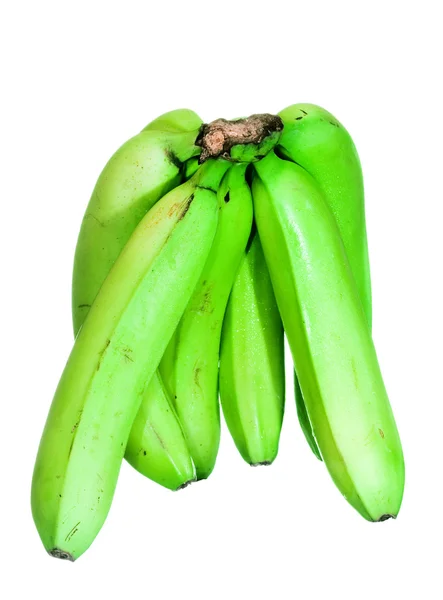 Unreife grüne Bananen — Stockfoto